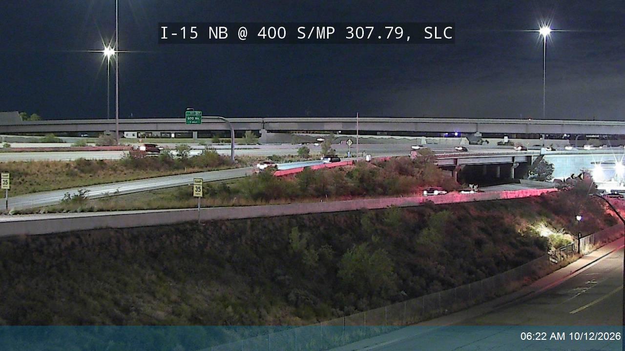 I-15 NB @ 400 S / MP 307.79, SLC