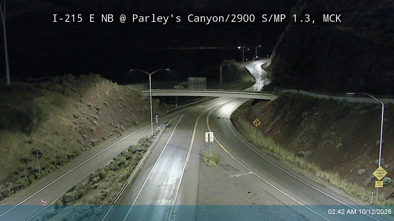 I-215 E NB @ Parleys Canyon / 2900 S / MP 1.3, MCK