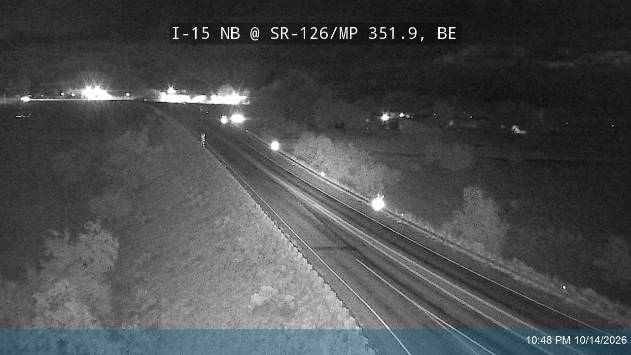 I-15 NB @ SR-126 / MP 351.9, BE