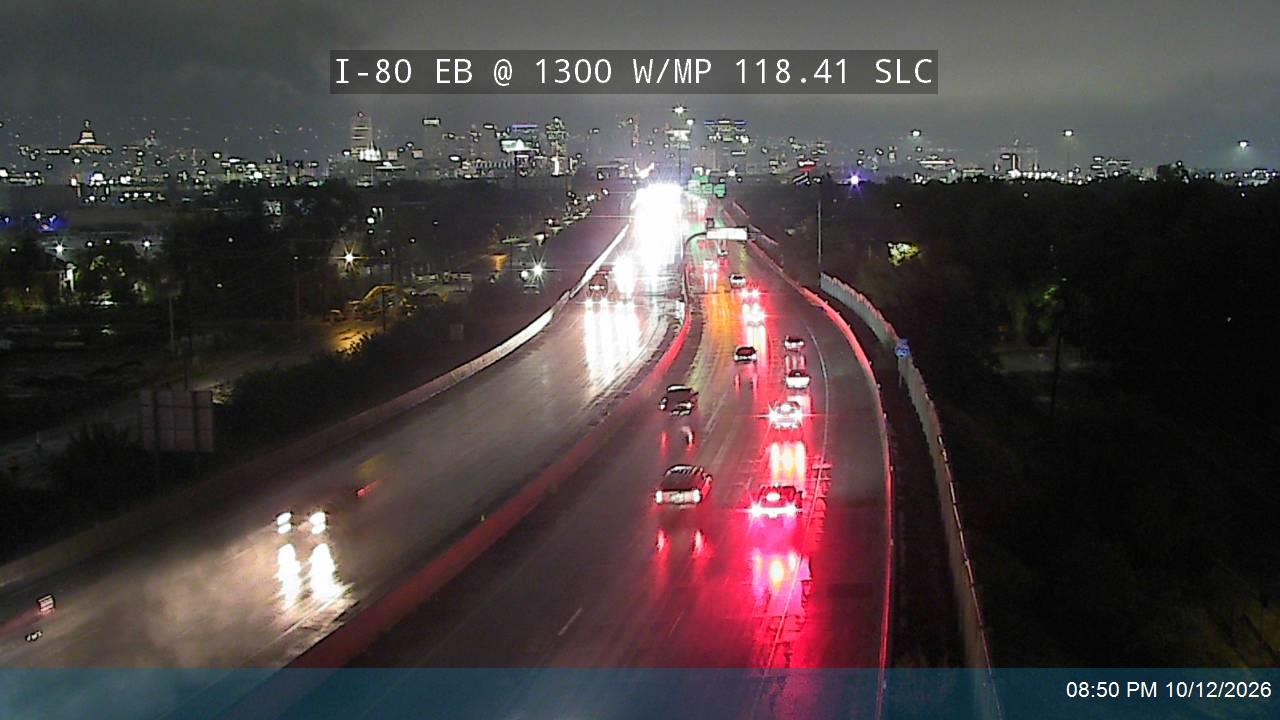 I-80 EB @ 1300 W / MP 118.41 SLC