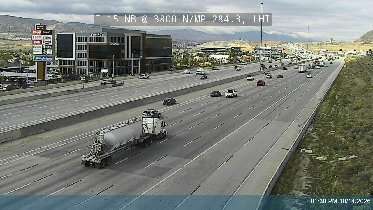 I-15 NB @ 3800 N / Adobe Way / MP 284.3, LHI