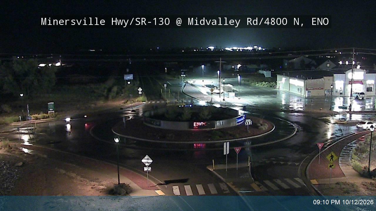 Minersville Hwy / SR-130 @ Midvalley Rd / 4800 N, ENO