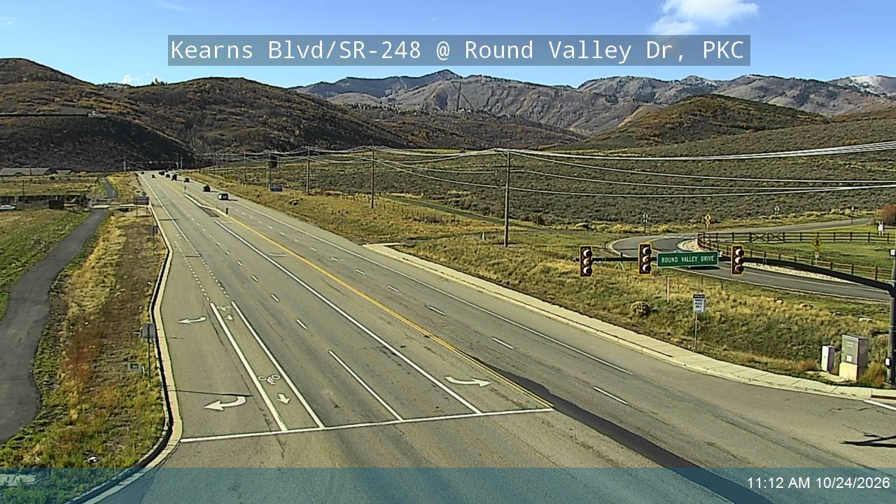 UDOT camera: Kearns Blvd / SR-248 @ Round Valley Dr, PKC