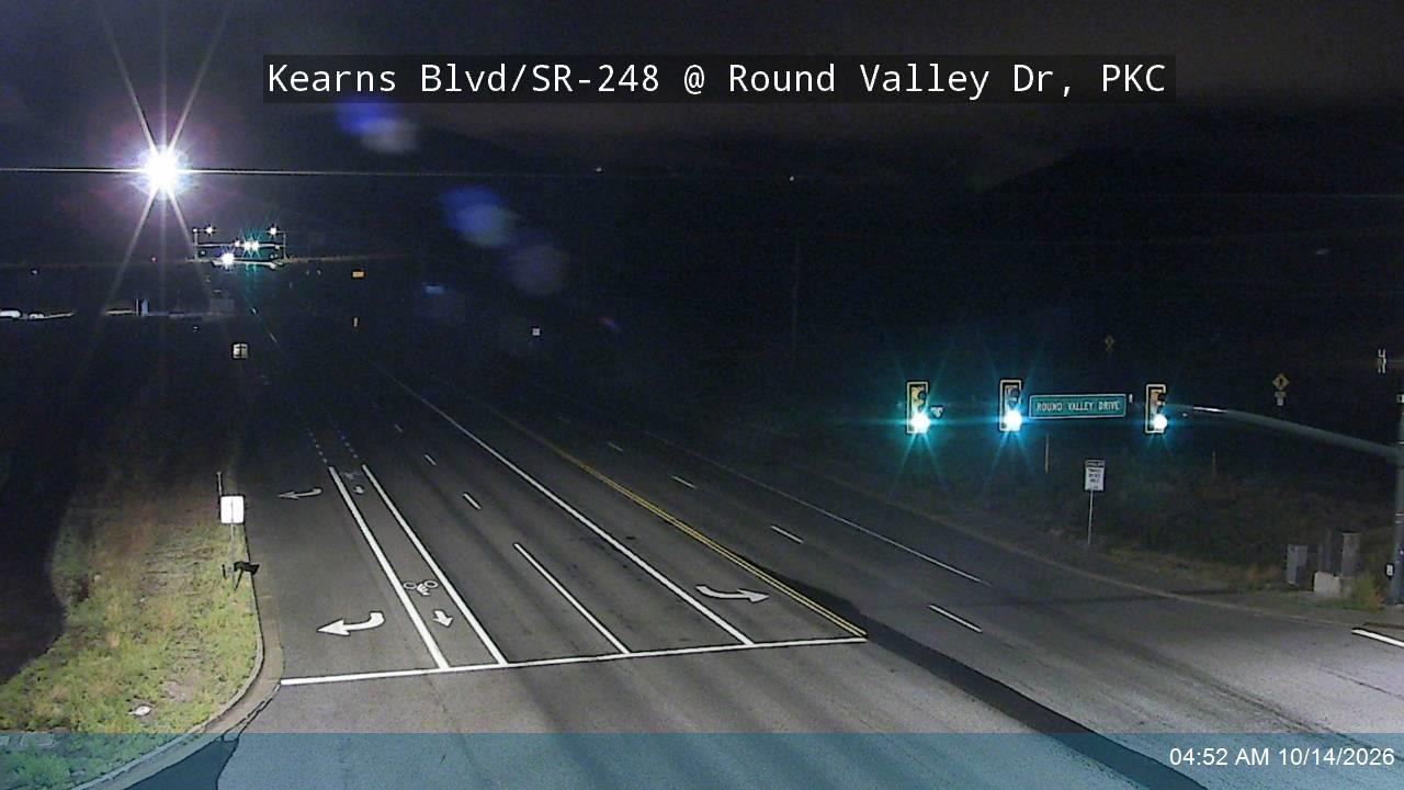 UDOT camera: Kearns Blvd / SR-248 @ Round Valley Dr, PKC