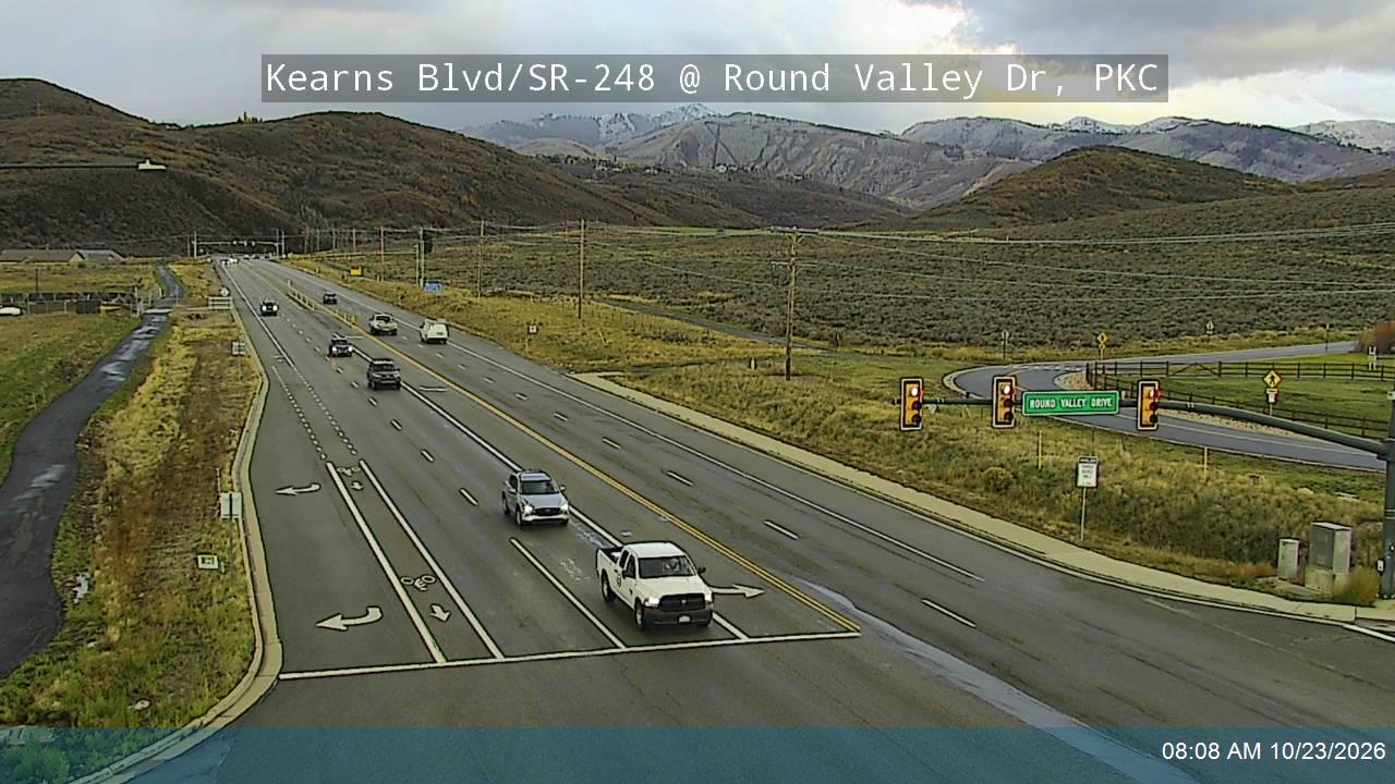 UDOT camera: Kearns Blvd / SR-248 @ Round Valley Dr, PKC