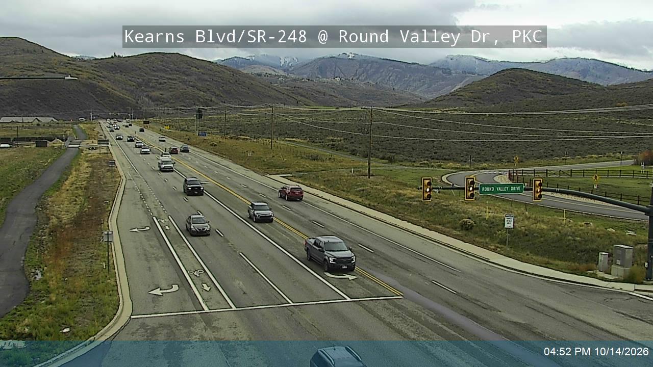 UDOT camera: Kearns Blvd / SR-248 @ Round Valley Dr, PKC
