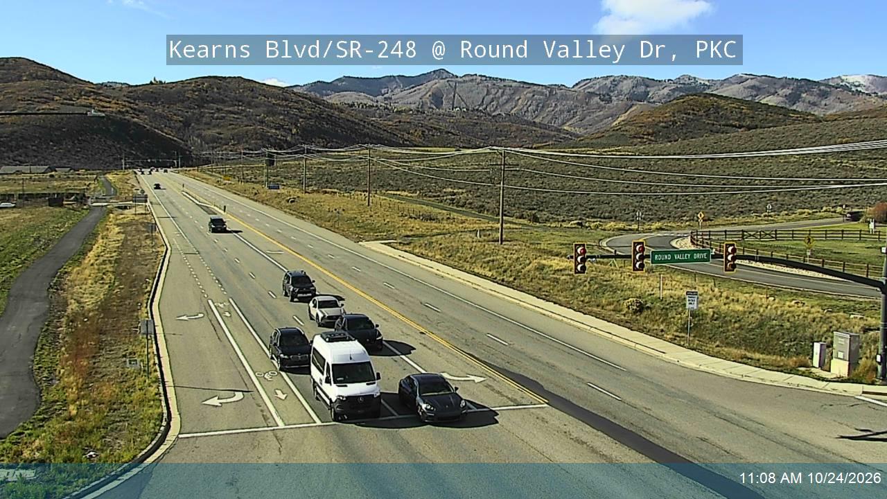 UDOT camera: Kearns Blvd / SR-248 @ Round Valley Dr, PKC