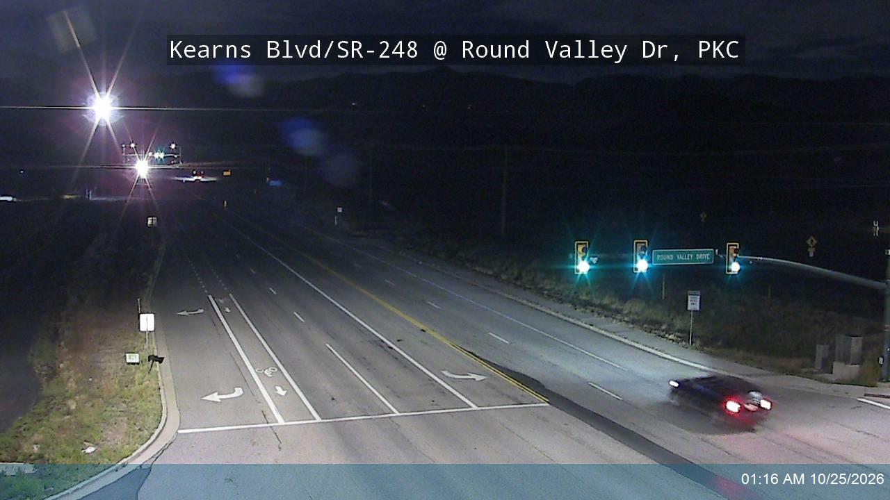 UDOT camera: Kearns Blvd / SR-248 @ Round Valley Dr, PKC