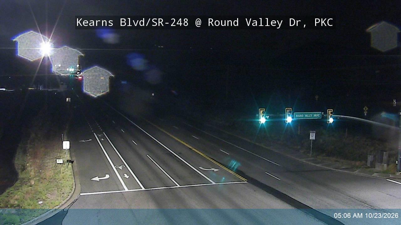 UDOT camera: Kearns Blvd / SR-248 @ Round Valley Dr, PKC