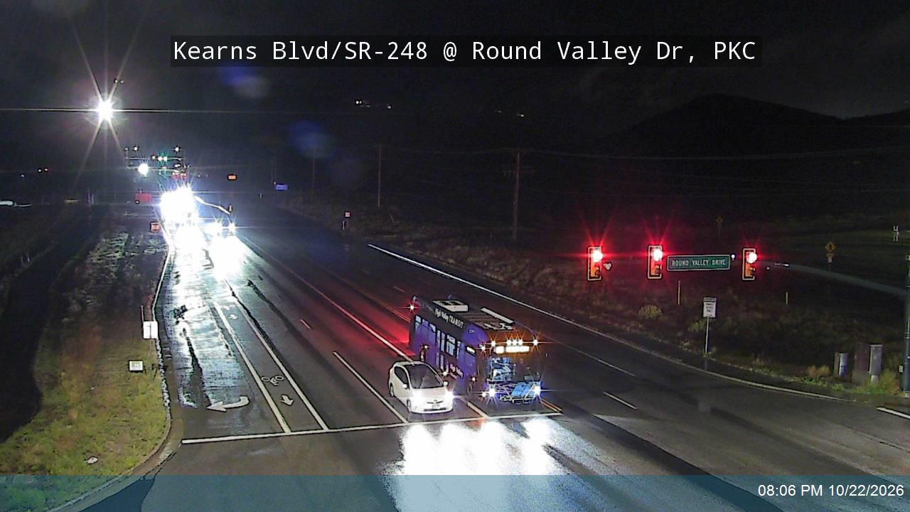 UDOT camera: Kearns Blvd / SR-248 @ Round Valley Dr, PKC