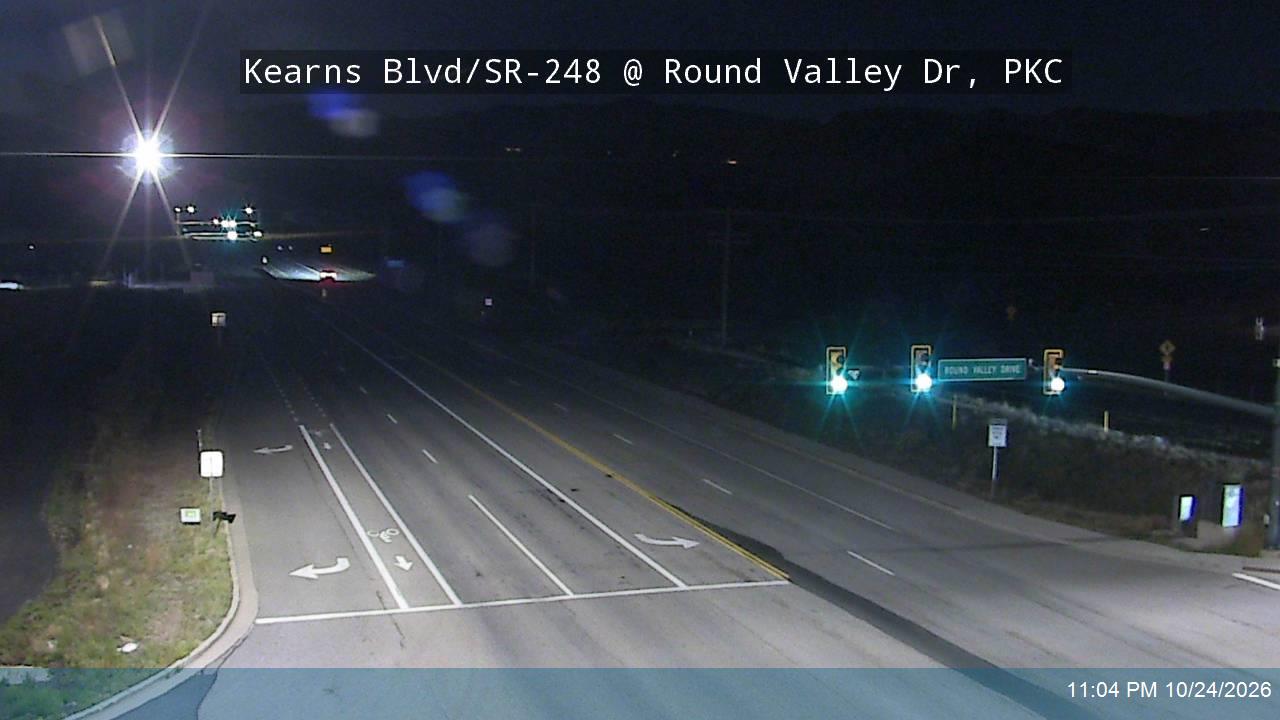 UDOT camera: Kearns Blvd / SR-248 @ Round Valley Dr, PKC