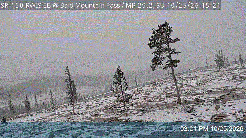 SR-150 RWIS EB @ Bald Mountain Pass / MP 29.2, SU