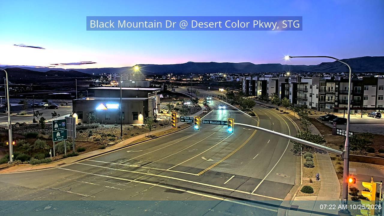 Southern Pkwy / SR-7 / SB Ramp (Black Mountain Dr) @ Desert Color Pkwy, STG