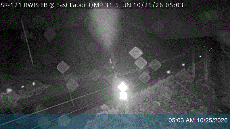 SR-121 RWIS EB @ East Lapoint / MP 31.45, UN