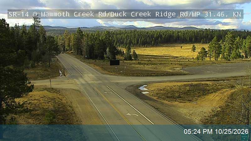 SR-14 EB @ Mammoth Creek Rd / Duck Creek Ridge Rd / MP 31.06, KN