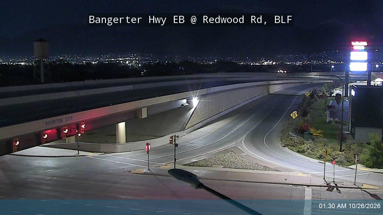 Bangerter Hwy / SR-154 EB @ Redwood Rd / SR-68, BLF