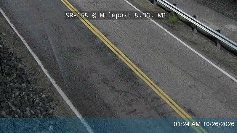 SR-158 @ Milepost 8.33, WB