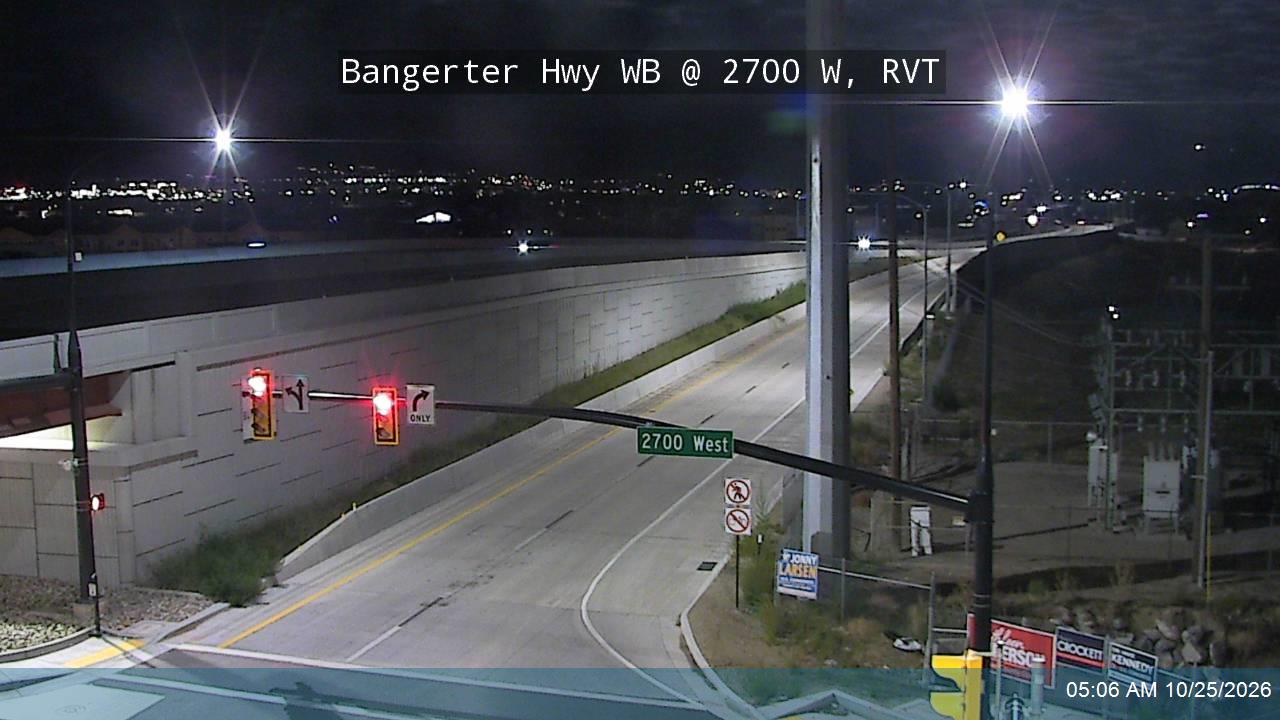 Bangerter Hwy / SR-154 WB @ 2700 W, RVT