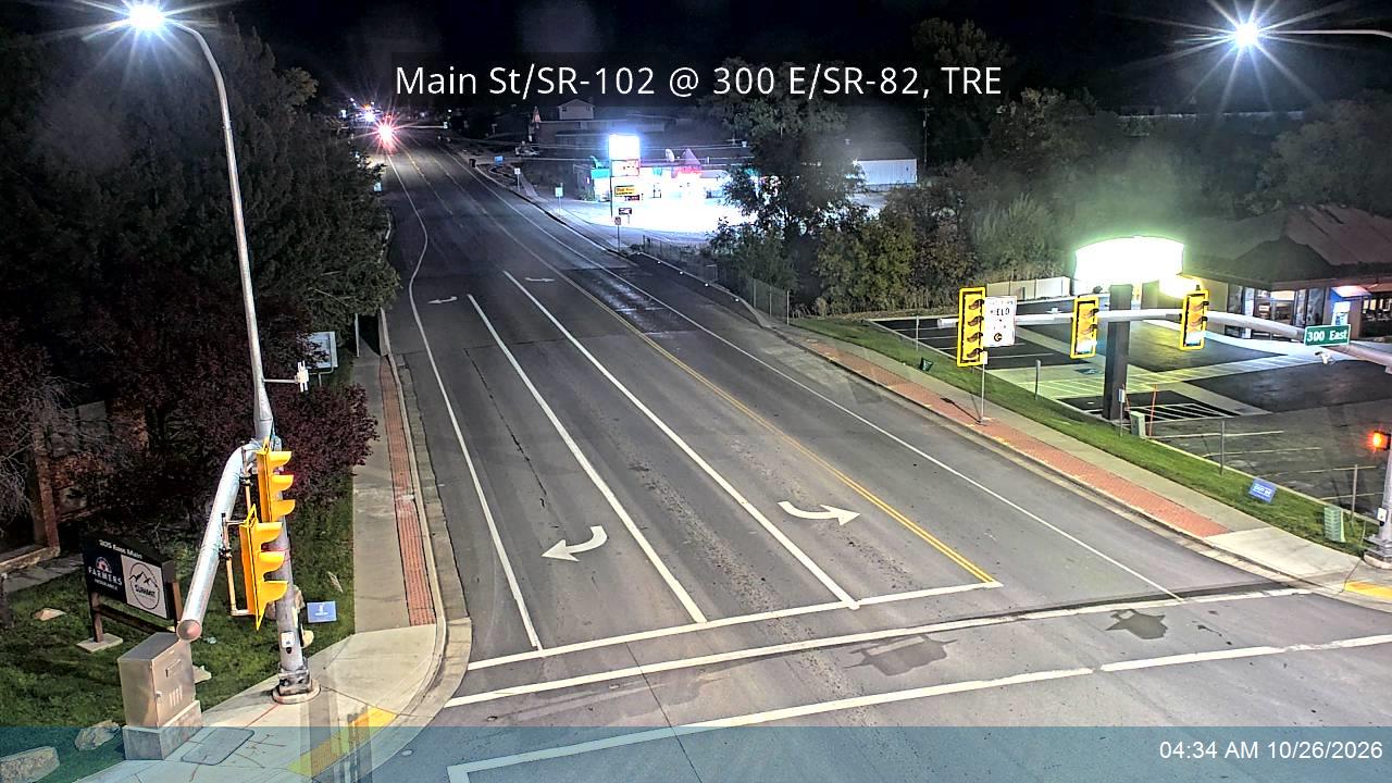 Main St / SR-102 @ 300 E / SR-82, TRE