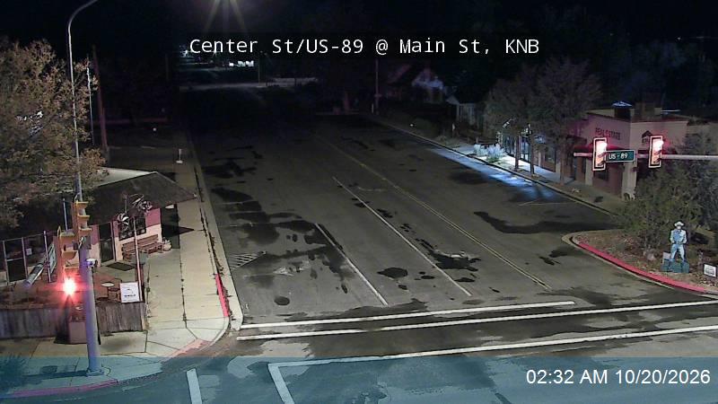 Center St / US-89 @ Main St, KNB