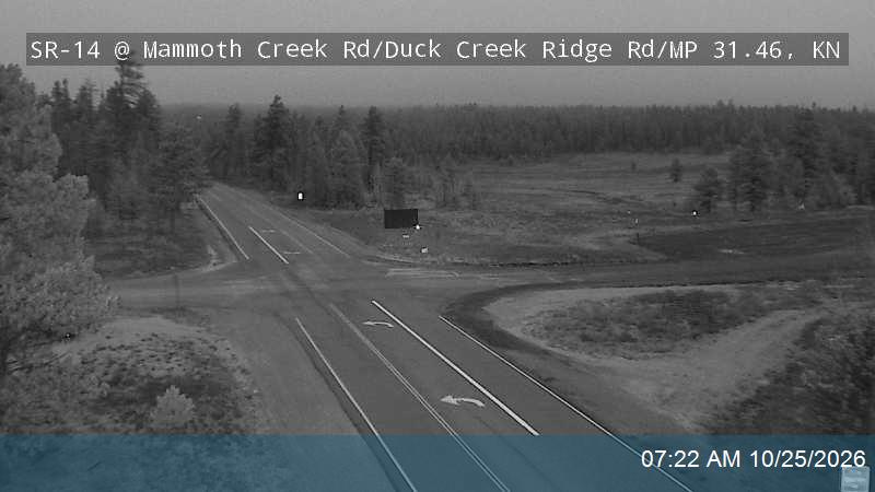 SR-14 EB @ Mammoth Creek Rd / Duck Creek Ridge Rd / MP 31.06, KN