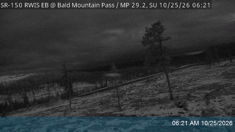 SR-150 RWIS EB @ Bald Mountain Pass / MP 29.2, SU