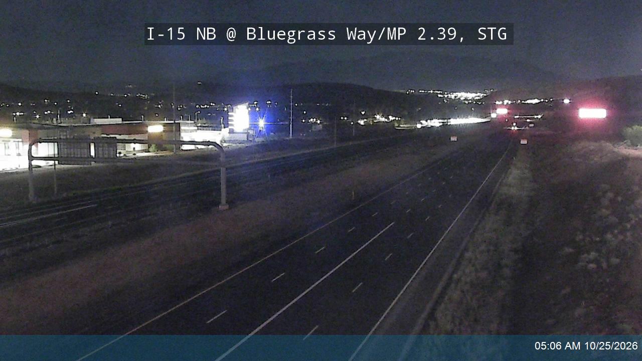 I-15 NB @ Bluegrass Way / MP 2.39, STG