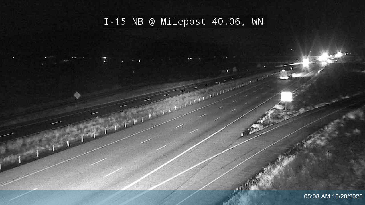 I-15 NB @ Milepost 40.06, WN