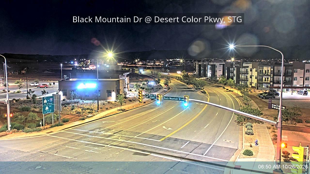 Southern Pkwy / SR-7 / SB Ramp (Black Mountain Dr) @ Desert Color Pkwy, STG