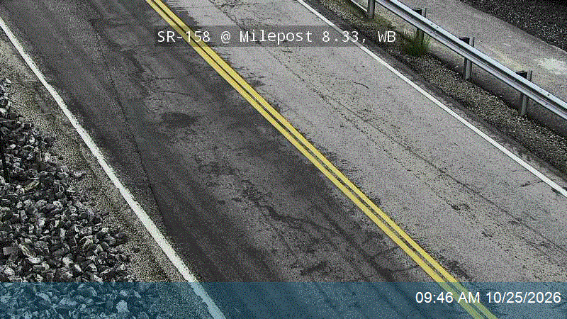 SR-158 @ Milepost 8.33, WB