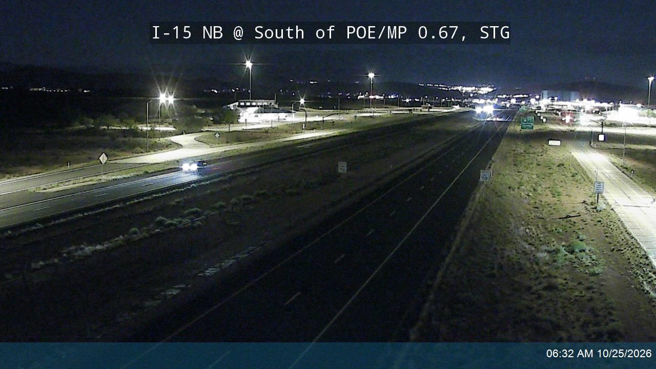I-15 NB @ South of POE / MP 0.67, STG