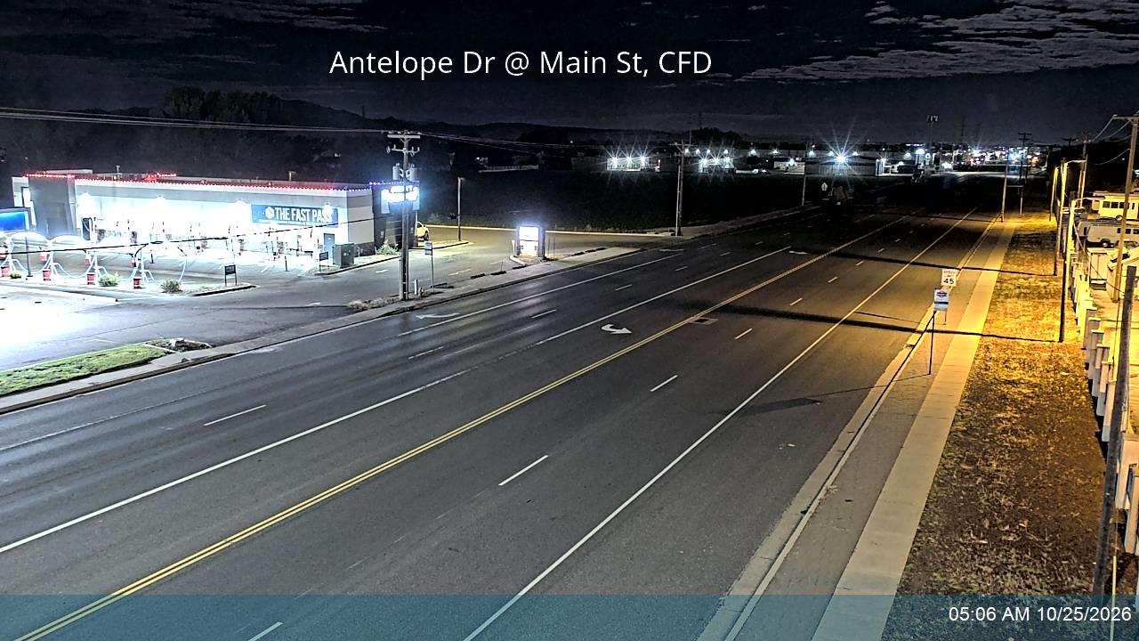Antelope Dr / 1700 S / SR-108 @ Main St, CFD