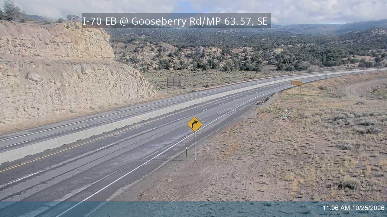 I-70 EB @ Gooseberry Rd / MP 63.57, SE