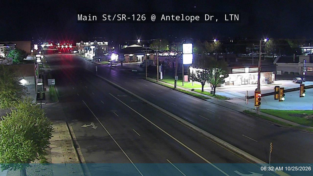 Main St / SR-126 @ Antelope Dr / SR-108, LTN