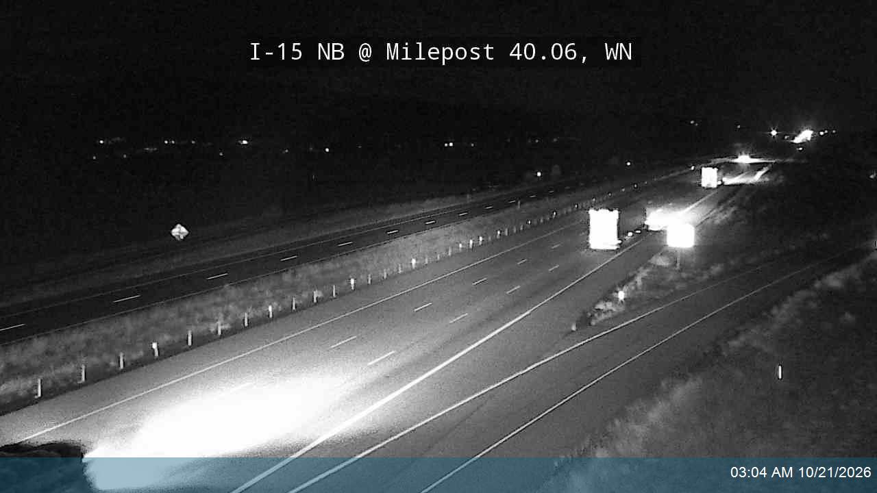 I-15 NB @ Milepost 40.06, WN