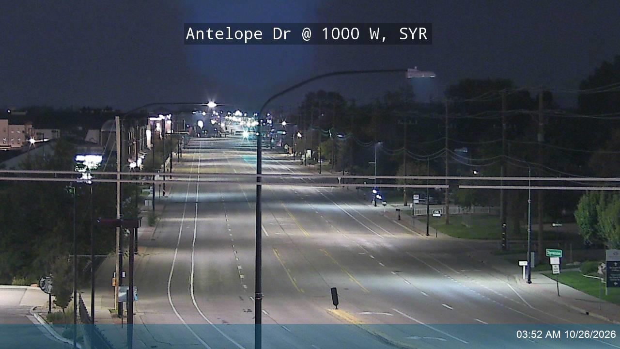Antelope Dr / 1700 S / SR-108 @ 1000 W, SYR