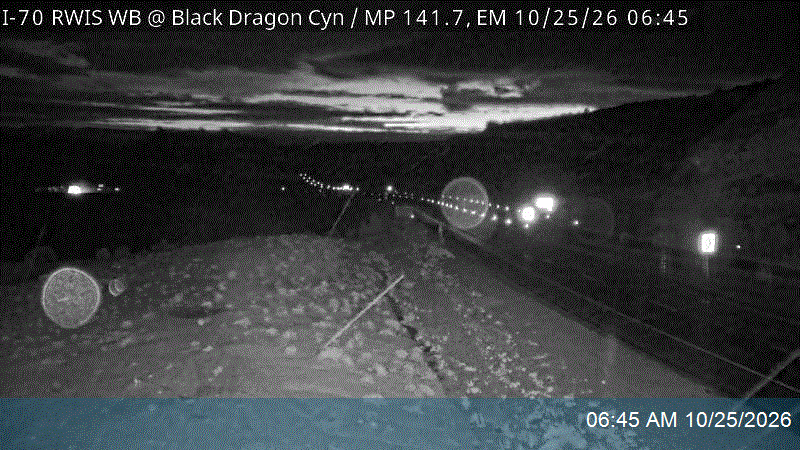 I-70 RWIS WB @ Black Dragon Canyon / MP 141.7, EM