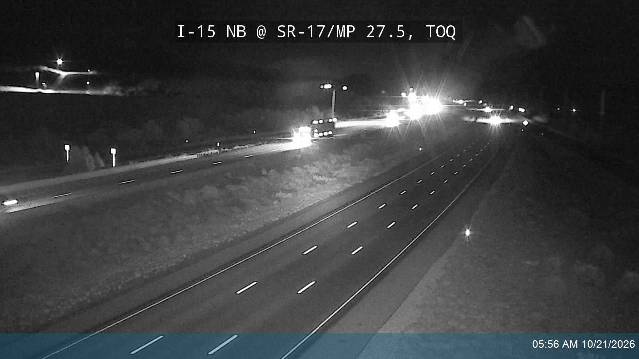 I-15 NB @ SR-17 / MP 27.5, TOQ
