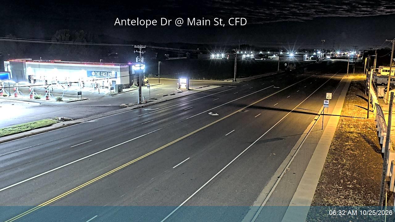Antelope Dr / 1700 S / SR-108 @ Main St, CFD