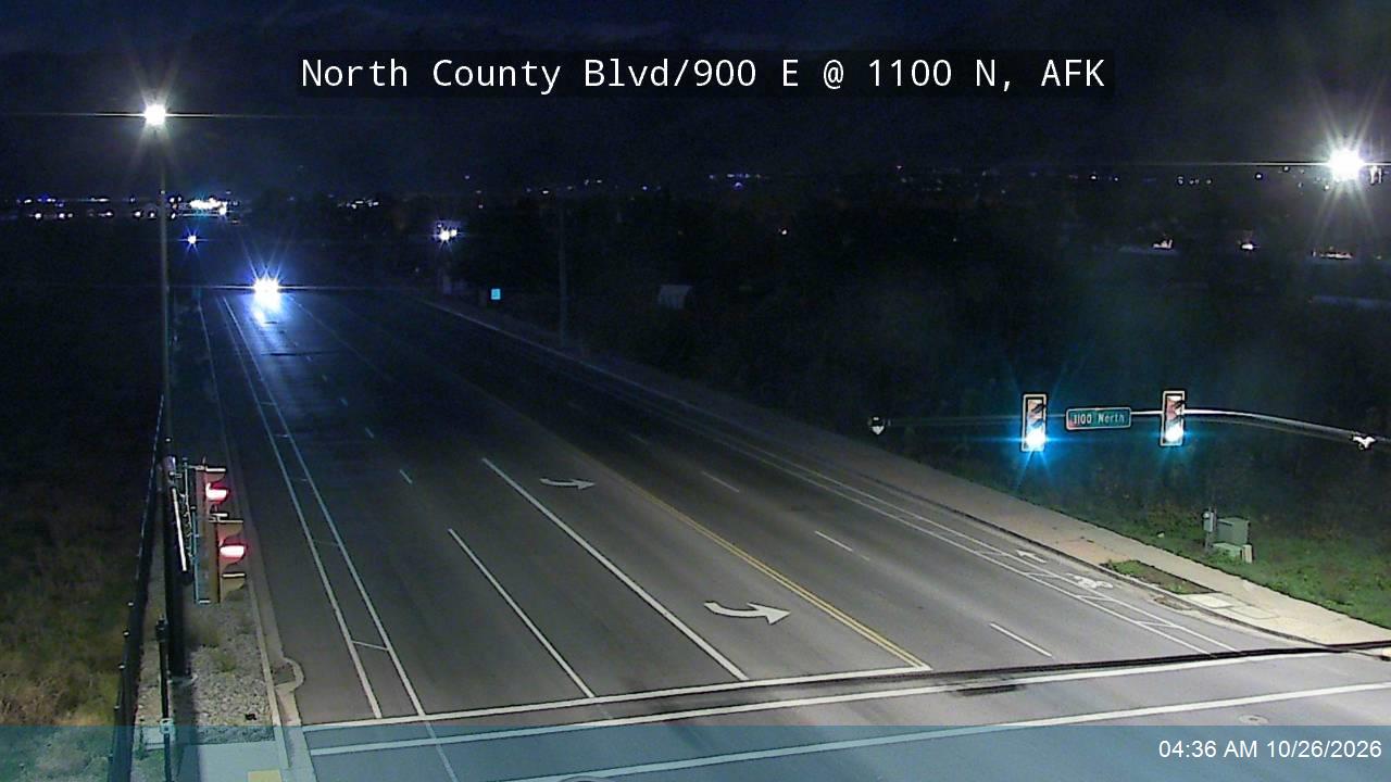 North County Blvd / 900 E / SR-129 @ 1100 N, AFK