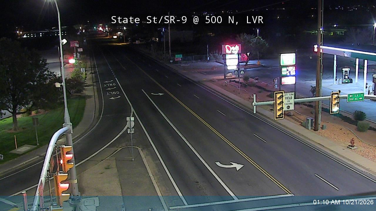 State St / SR-9 / SR-17 @ 500 N / SR-9, LVR