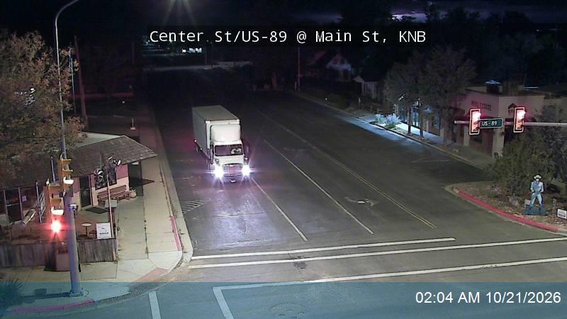 Center St / US-89 @ Main St, KNB