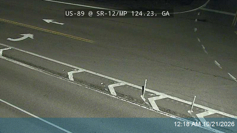 US-89 @ SR-12 / Milepost 124.23, GA