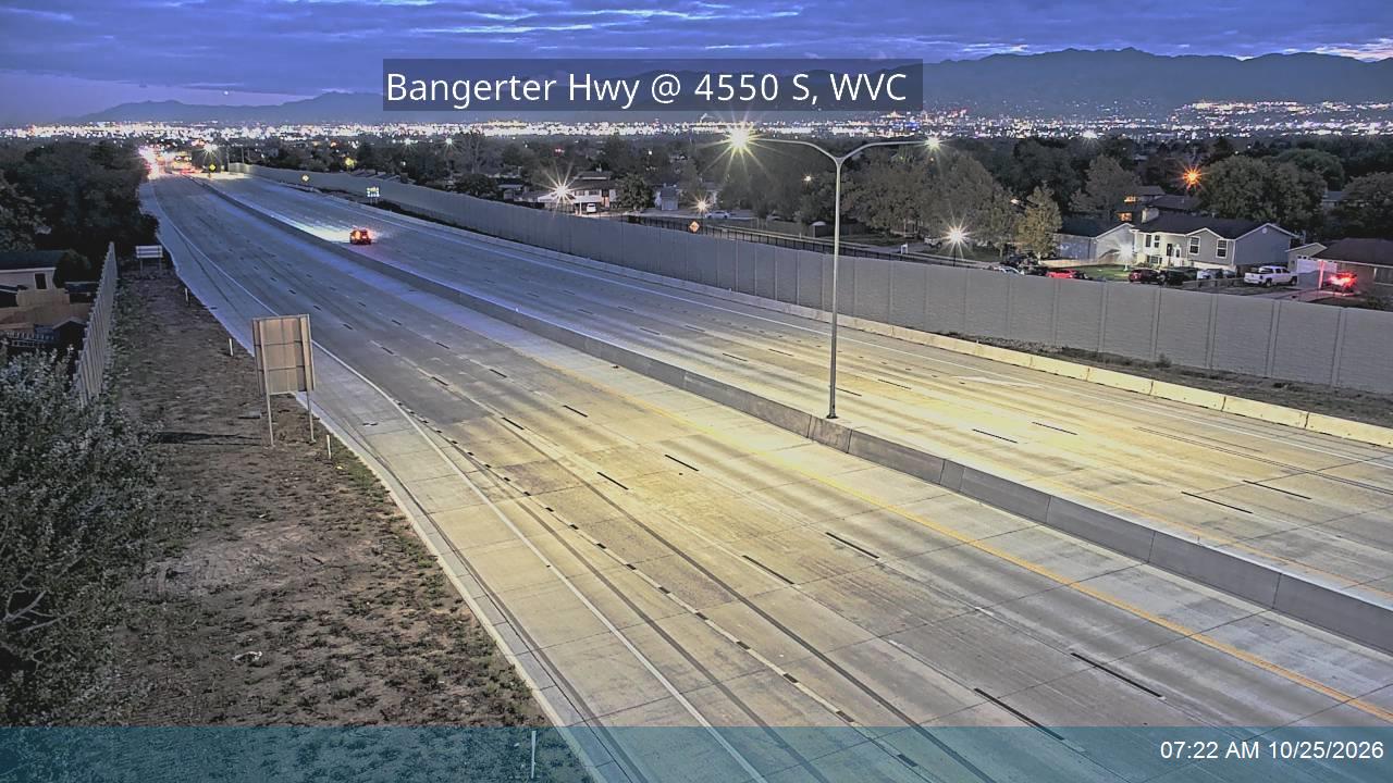 Bangerter Hwy / SR-154 SB @ MP 16.98, WVC