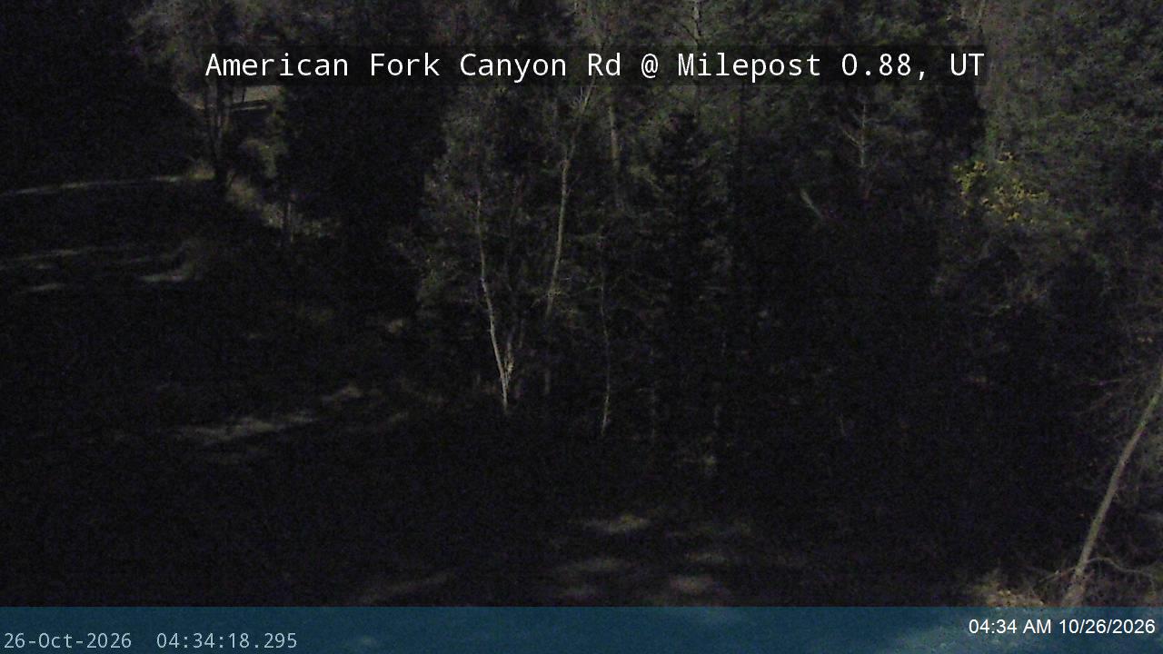 American Fork Canyon Rd / SR-144 @ Milepost 0.88, UT