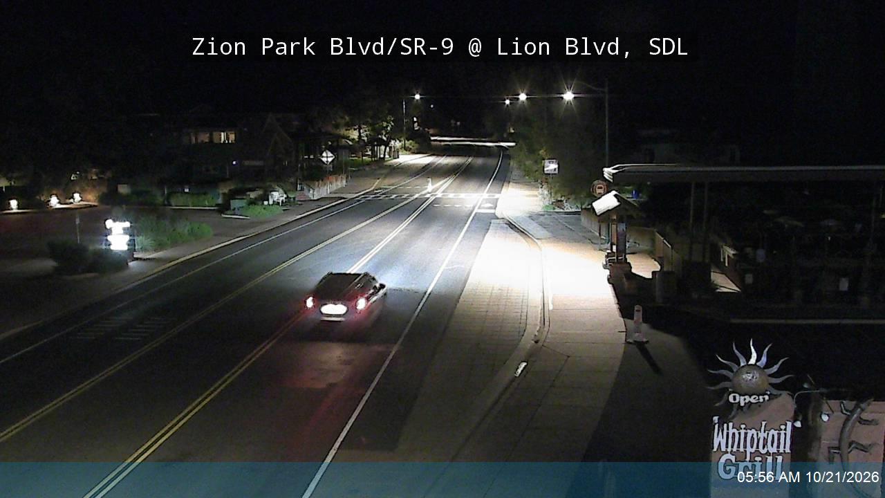 Zion Park Blvd / SR-9 @ Lion Blvd, SDL