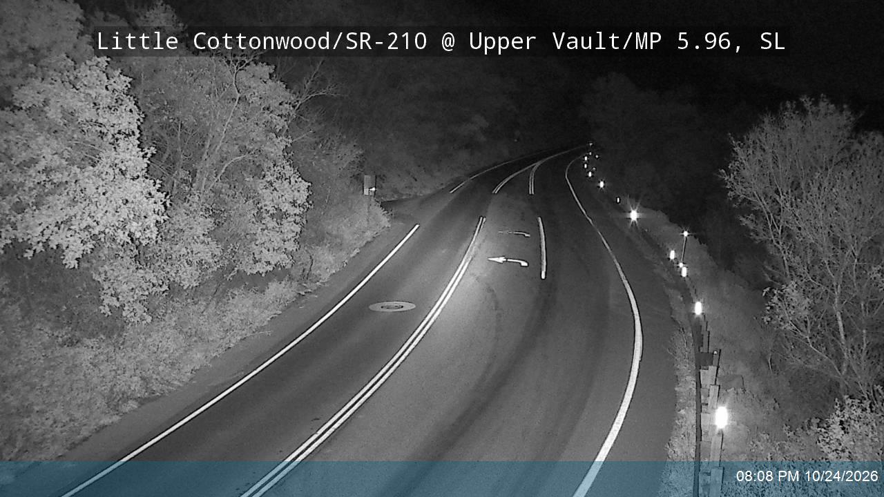 Little Cottonwood Rd / SR-210 @ Upper Vault / MP 5.96, SL