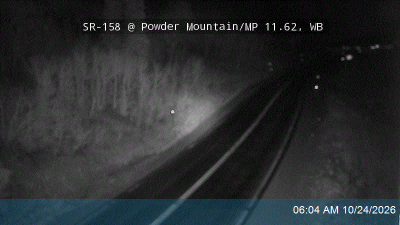 SR-158 @ Powder Mountain / MP 11.62, WB