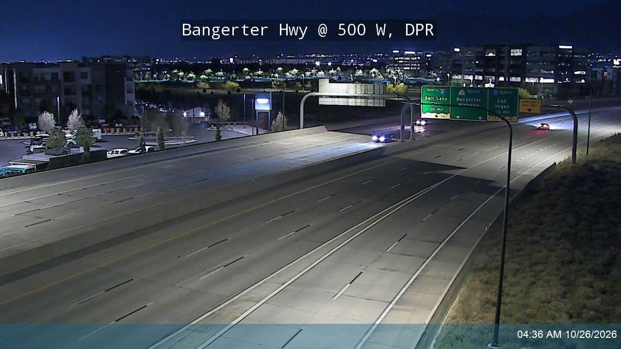 Bangerter Hwy / SR-154 @ 500 W / MP 1.25, DPR