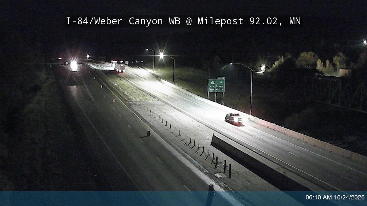 I-84 / Weber Canyon WB  @ Milepost 92.02, MN